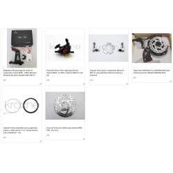 Pacote de kit de frenagem MXR1-MD V1 para MXR1 Monorim - 1 Melhore seu sistema de frenagem adicionando um freio a disco ao motor