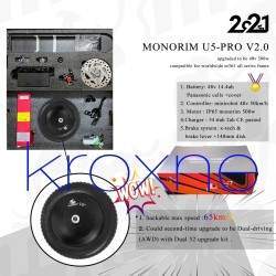 Monorim Pack U5 2.0 за Ninebot Max серия G30, G30P, G30LE, G30LP, G30D, G30LP - 48v 20ah батерия 500w мотор Monorim - 30 Monorim