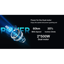 AWD 1000w dubbele motorkit (twee 500w motoren) - inclusief batterij en elektronica Monorim - 1 Je krijgt twee keer zoveel kracht