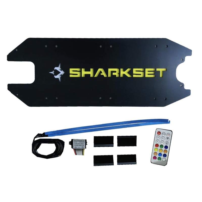 Kit de acoperire Dragon Deck LED SHARKSET pentru NINEBOT MAX G30 toate modelele sau similare Sharkset - 6 Kit de acoperire Drago