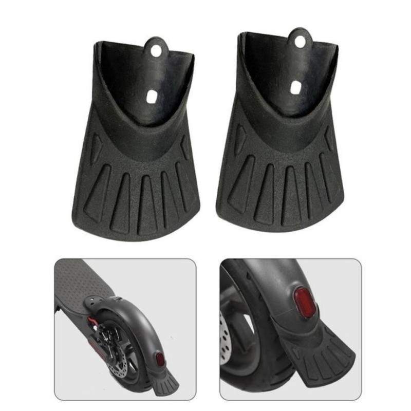 Kit extensor e retentor de lama dianteiro e traseiro para scooter elétrica para scooter elétrica  - 5 Kit extensor e retentor de