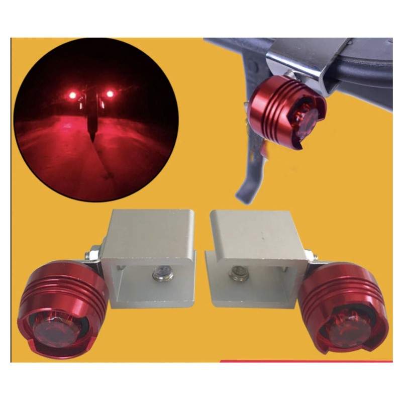 Sett med varsellys bak.  - 7 Sett med varsellys bak.
Installer et ekstra sett med varsellys bak
Sett med sidelys bak. Med dette 