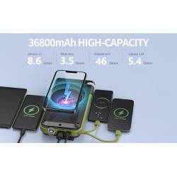 Ápeiri bataría me asýrmato fortistí Monorim PN W26 RADIO FM Monorim - 4 
Apoktíste tóra to power bank 36800mah pou fortízei me t