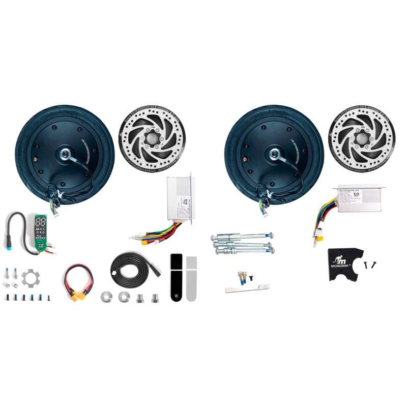 Monorim Dual52 Pro Ultra Air (enthält zwei 500-W-Luftmotoren) Monorim - 3 
Enthält einen 14400-mAh-Akku mit 60-Ah-BMS
48V 3A Bat