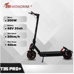 Monorim T3SPRO+ Patinete eléctrico de alto rendimiento 48v - motor de 500w - batería 14.4ah Monorim - 1 Monorim T3SPRO+ Patinete