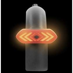 Luz trasera con intermitentes para patinete eléctrico Xiaomi 1S, Mi Scooter 3, Pro2 o similar KROXNE - 2 Luz trasera con intermi