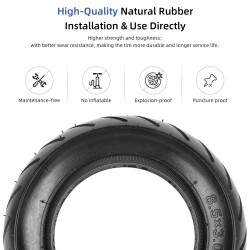 Solid Tire for Zero 8, Zero 9, Vsett 8, Vsett 9, Kugoo X1, Kirin G2 Pro 8.5x3 elektromos robogó Kukirin - 5 Solid Tire for Zero 