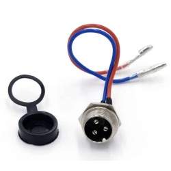 Porta de carregamento para conector GX16 para scooter, bicicleta ou veículo elétrico  - 1 Porta de carregamento para conector GX