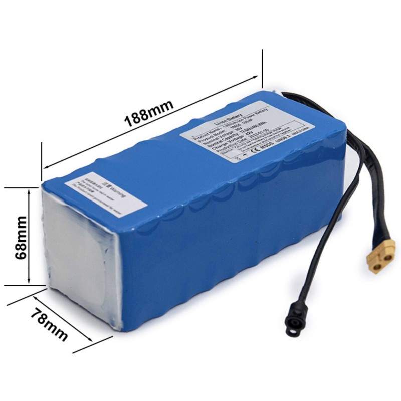 Baterie externa suplimentara 36v 12800mah pentru scuter electric sau bicicleta electrica  - 2 Baterie externa suplimentara 36v 1