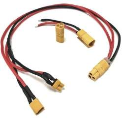 Spínaný propojovací kabel pro externí baterii kompatibilní s koloběžkou, elektrokolem a podobně  - 1 Spínaný propojovací kabel p