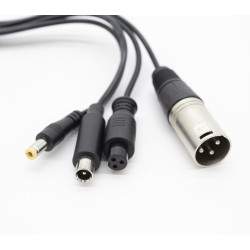 GX16-DC5,5mm / DC8mm / XLR / GX12 töltő konverter kábel  - 2 GX16-DC5,5mm / DC8mm / XLR / GX12 töltő konverter kábel
GX16-DC5,5m