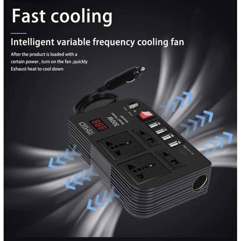 Wechselrichter von 12 V auf 220 V zum Laden von Rollern oder Elektrofahrrädern im Wohnmobil  - 1 Wechselrichter von 12 V auf 220