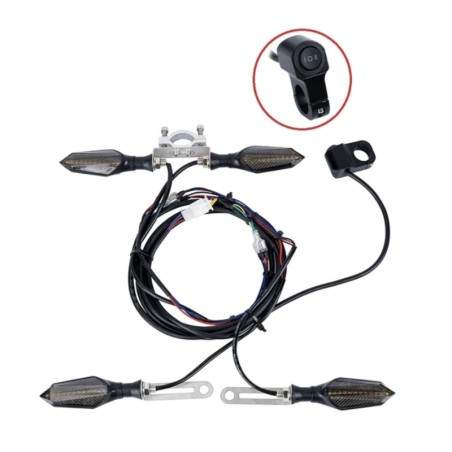 Luz intermitente para scooter bicicleta Wan - 10  