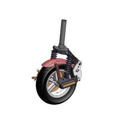 Sharkset-etujousitus levyjarrulla malleihin Ninebot Max G30E ll / G30 LE / G30D / G30LP, Segway Max G2 / G65.  - 2 Sharkset-etuj