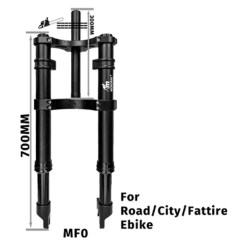 Monorim MF0 Hydraulic Front Suspension with Air Shocks for Road, Mountain or Off-Road Bikes  - 6 Monorim MF0 Hydraulic Front Sus