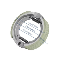 Peredniye barabannyye tormoznyye kolodki dlya Ninebot Max G30, Segway Max G2 ili Segway Max G65.  - 1 Peredniye barabannyye torm