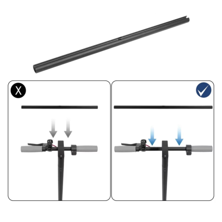 52cm prailginta vairas skirta Xiaomi, Ninebot ar panašiems elektriniams paspirtukams.  - 2 52cm prailginta vairas skirta Xiaomi,