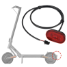 Luz trasera para el guardabarros del Xiaomi Scooter 4 Ultra o similar  - 1 Luz trasera para el guardabarros del Xiaomi Scooter 4