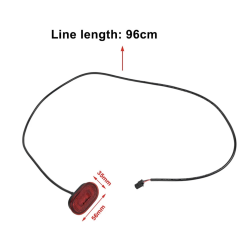 Rear light for the Xiaomi Scooter 4 Ultra or similar fender  - 3 Rear light for the Xiaomi Scooter 4 Ultra or similar fender
Rea