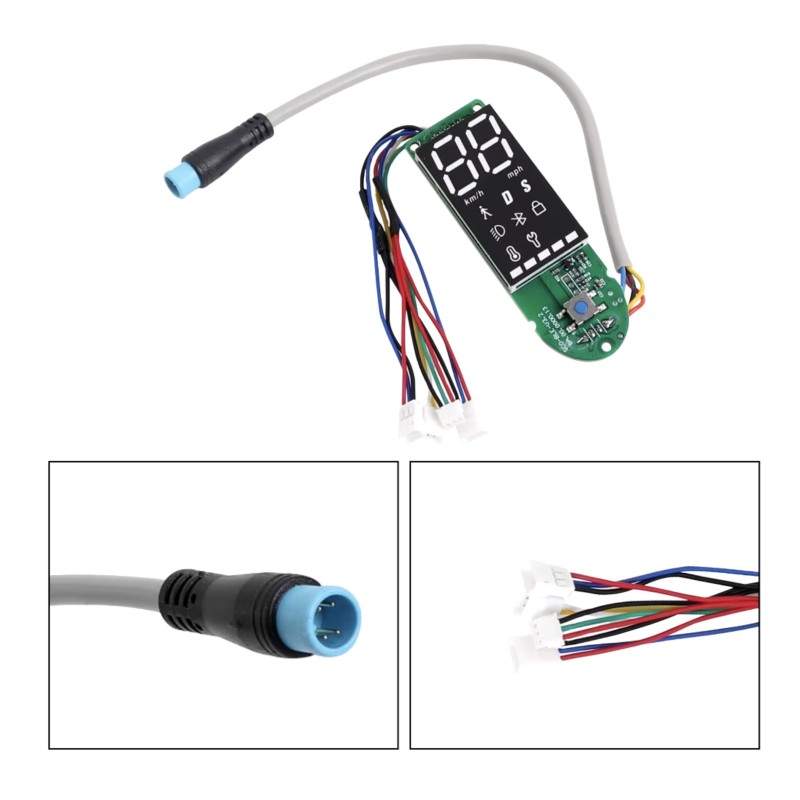 Dashboard - display for Xiaomi Pro, Pro2, Essential with two independent cables for brake lever  - 3 Dashboard - display for Xia