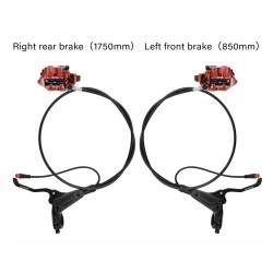 Komplett Monorim EB01 4 dugattyús hidraulikus fékkészlet - karok, féknyergek, kábel és féktárcsa Monorim - 5 Komplett Monorim EB