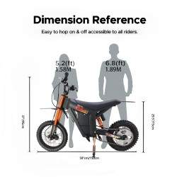 Monorim e-Moto Electric Wish007, 55 km/h, motor 1500 W, batéria 21Ah, nastaviteľné hydraulické odpruženie Monorim - 4 Monorim e-