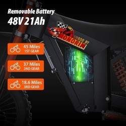 Monorim e-Moto Electric Wish007, 55 km/ch, 1500 W motor, 21Ah bateriya, reguliruemo khidravlichno okachvane Monorim - 7 Monorim 