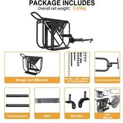 Monorim GL8 - reboque para porta-bagagens, cesto de bicicletas ou bicicletas elétricas. Monorim - 10 Monorim GL8 - reboque para 