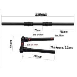 Manillar de aluminio plegable a 90 grádos  - 17 Manillar de aluminio plegable a 90 grádos
Manillar de plegado fácil a un ángulo 