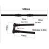Guidon en aluminium pliable à 90 degrés  - 17 Guidon en aluminium pliable à 90 degrés
Guidon facile à plier à un angle de 90 deg