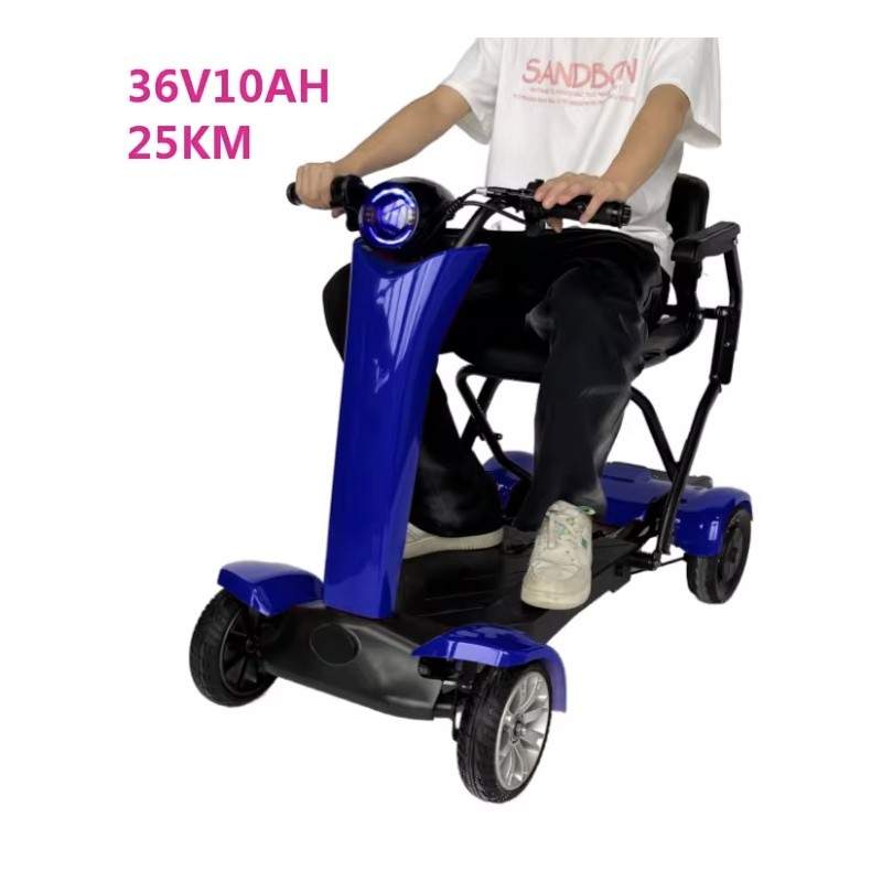 Štirikolesni zložljivi električni skiro s stolom za starejše Segway - Ninebot - 4  