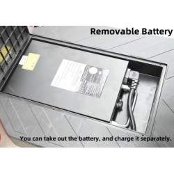 Keturių ratų sulankstomas elektrinis paspirtukas su kėde vyresnio amžiaus žmonėms Segway - Ninebot - 8  