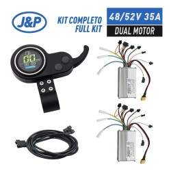 Kit of two controllers with screen and trigger for Dual motor installation 48v / 52v 35A (JP) KROXNE - 1  
