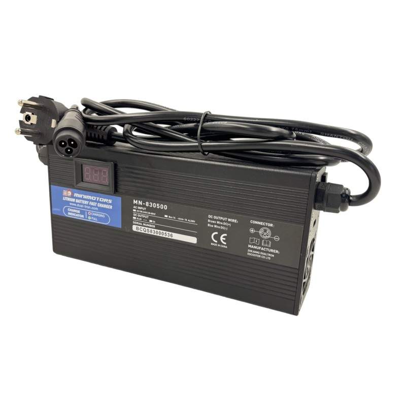 83 V 5 A LP-16 Shvydkyy zaryadnyy prystriy 3-kontaktnyy rozʺyem dlya 72 V batareyi DUALTRON STORM Thunder3 Thunder2 Minimotors -