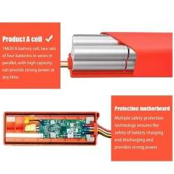 Xiaomi robotporszívó csereakkumulátor 14,4 V Xiaomi Roborock S55 S60 S65 S50 S51 S5 MAX S6 készülékhez Xiaomi - 3  