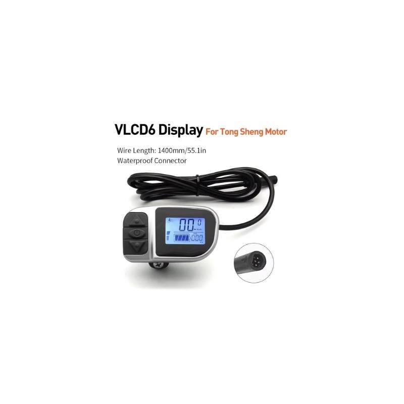 VLCD6 LCD Display with 6pin male connector for TongSheng DZ2 electric bike Tongsheng - 3  