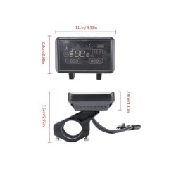 Ecran sau panou de control pentru Zwheel, ZRino SE, ZRino Duo Max, iScooter iX3, iScooter, iX4  sau scuter similar  - 9 Ecran sa