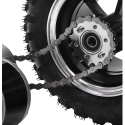 DIY Conversion Kit (2 motors, controller and throttle) - Air Tires - Go Kart, Wheelchair KROXNE - 4  