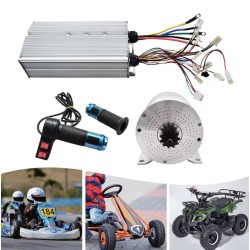 Kit DIY motor eléctrico sin escobillas DC 60v / 72v, controlador alta velocidad para GoKart, bicicleta, scooter KROXNE - 9  