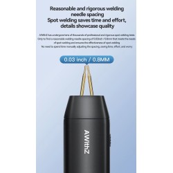 Aparat de sudare prin puncte portabil H1 cu 11 și H2 cu 90 de moduri reglabile pentru baterii cu litiu KROXNE - 9  