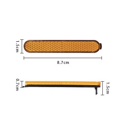 Rear reflectors for Xiaomi Pro 2, 1S, Essential, Mi 3 or similar Xiaomi - 6  