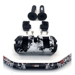 Manubrio racing, manopole professionali per moto, ATV, Quad 1-1/8" Kayo BSE CRF KLX KROXNE - 3  